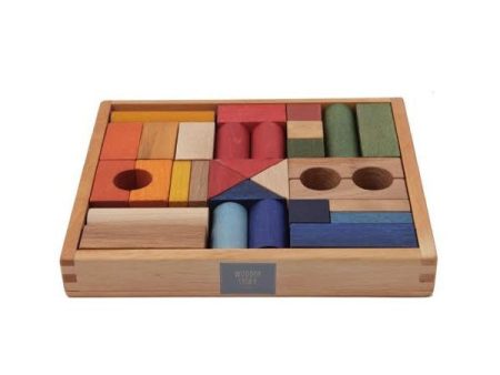 Wooden Story Rainbow Blocks – 30 pcs Discount