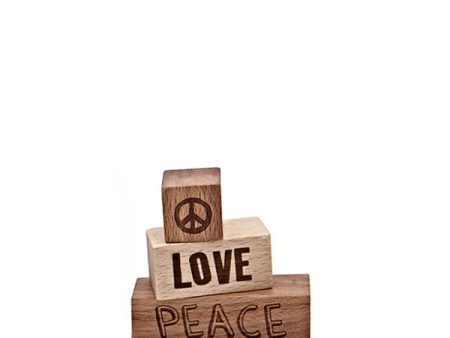 Wooden Story Message Blocks – Peace Love Supply