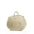 Handmade Palm Leaf Basket – Oval Small For Discount