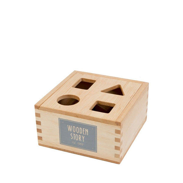 Wooden Story Shape Sorter – Natural For Sale