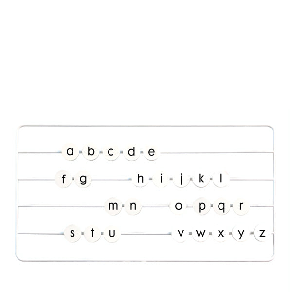 BudtzBendix typeTOWER Frame + Alphabet - White For Sale