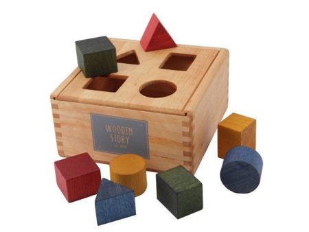 Wooden Story Shape Sorter - Rainbow Online now