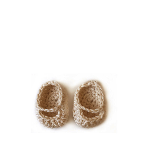 Minikane Paola Reina Baby Doll Crochet Shoes – Natural on Sale