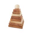 Wooden Story Pyramid Stacker – Natural Online Hot Sale