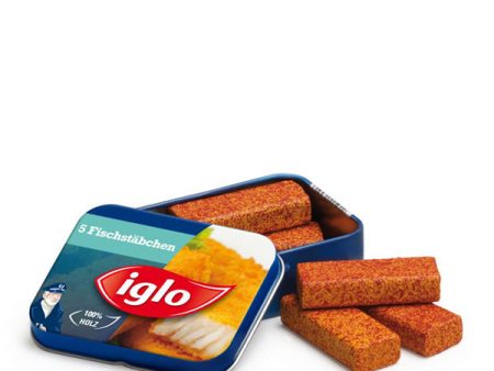 Erzi Fish Fingers Iglo in a Tin Hot on Sale