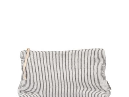 Studio Feder Pouch – Black Pin Stripe Fashion