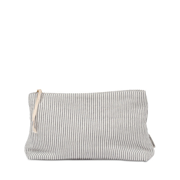 Studio Feder Pouch – Black Pin Stripe Fashion