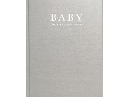 Write To Me Baby Journal - The First Five Years • Grey Discount