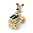 Miva Wooden Pull Along Toy - Xylophone Mouse Cheap