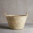 Bohemia Design Woven Palm Leaf Basket Natural Discount