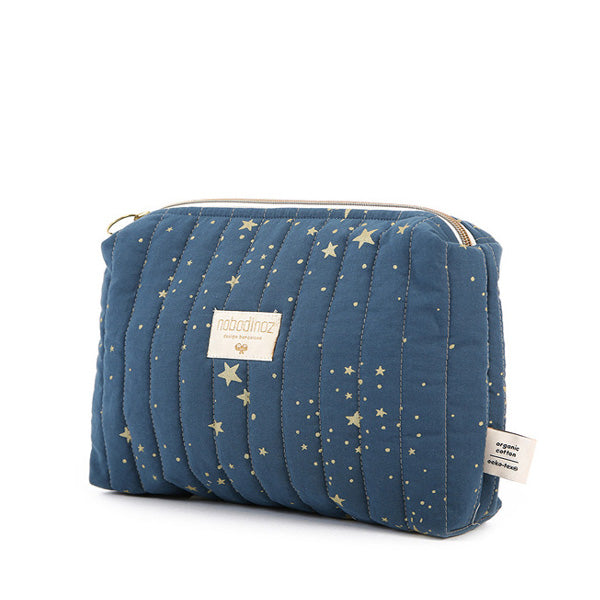 Nobodinoz Travel Vanity Case - Gold Stella   Night Blue Supply