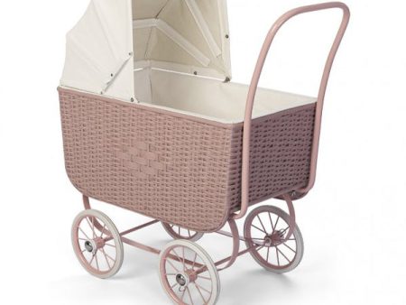 By Astrup Doll Pram - Retro Rattan Online now