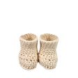 Minikane Paola Reina Baby Doll Crochet Boots – Ecru For Cheap