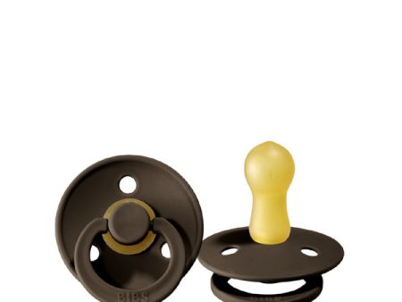 Bibs Classic Round Pacifier - Chocolate Online Sale