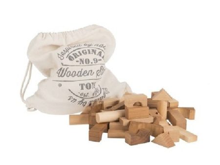 Wooden Story Natural Blocks – 100 pcs Cheap