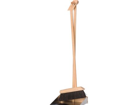 Redecker Dustpan   Brush Set Long Handle - Horsehair Online Hot Sale