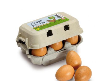 Erzi Eggs - Brown Sixpack on Sale