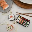 Vondels Glass Shaped Christmas Ornament - Sushi Plate Online now