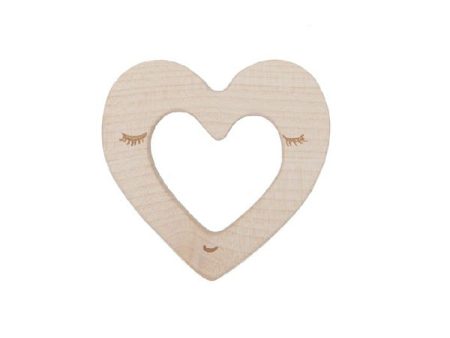 Wooden Story Teether – Heart Fashion