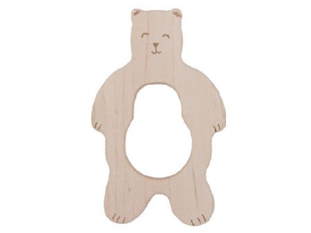 Wooden Story Teether – Smiley Bear For Sale