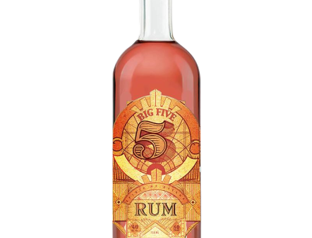 Big Five Gold Rum 750 ML Fashion