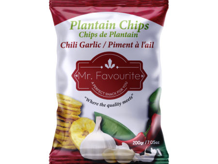 Mr. Favourite Plantain Chips Chili Garlic 200g Discount