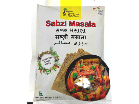 From The Earth Spice Mix Sabzi Masala 180g on Sale